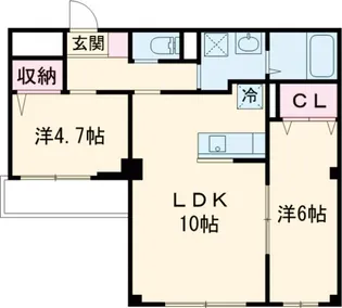 スイートビジョン【3階】の間取り