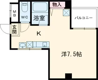 インテル【301号室】の間取り
