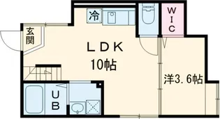 千歳烏山ヴィレッジN【3階】の間取り