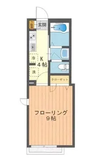 ラ・セントロ【1階】の間取り