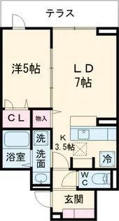 グラナーデ東水元【2階】の間取り