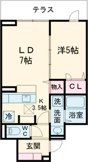 グラナーデ東水元【2階】の間取り