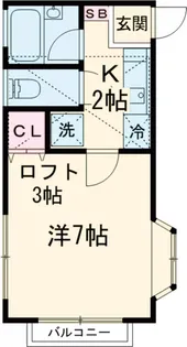 メゾンパセロゼ【0102号室】の間取り