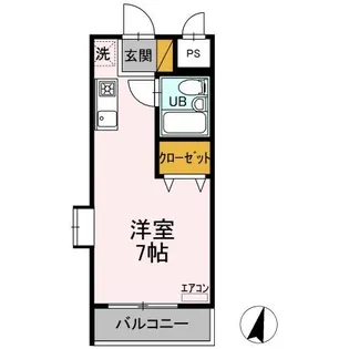クレストガーデン津田沼【3階】の間取り