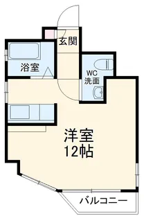 南浦和クイーンコーポB棟【3階】の間取り