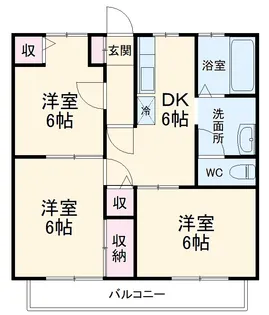 メゾン吉田Ⅱ【2階】の間取り