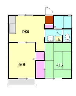 ハイツ井上D【2階】の間取り