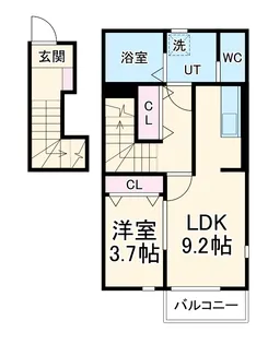 ダイヤモンドヒルズ半田上池【2階】の間取り