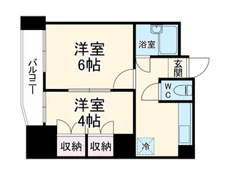 メゾン・ド・アルドゥール【201号室】の間取り