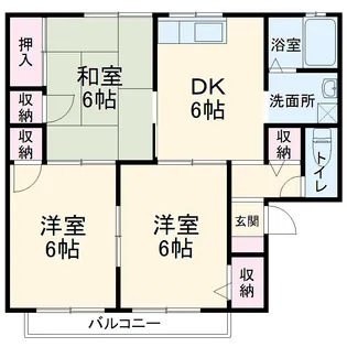 グロリアスA【202号室】の間取り