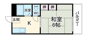 Sハイツ【4階】の間取り
