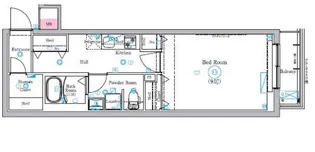 MIND HASUNE【2階】の間取り