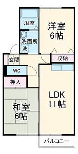 メゾン欅【2階】の間取り