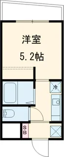 リフィオ二子玉川【3階】の間取り