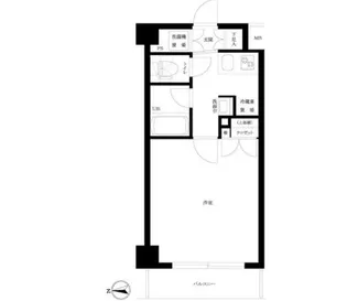ルーブル高田馬場参番館【4階】の間取り