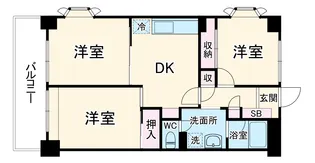 サントミグランドールマンション【4階】の間取り