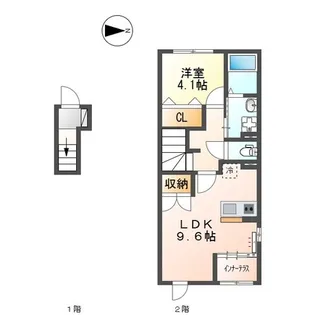 ファシノ【2階】の間取り