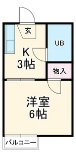 ストーク東山【1階】の間取り