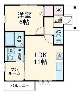 レモーネⅠ【1階】の間取り