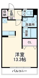 グリーンピア白岡【111号室】の間取り