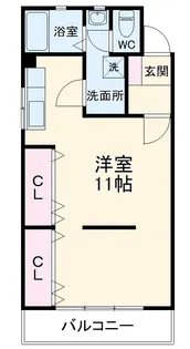 メゾンラピス(早栄ビル)【2階】の間取り