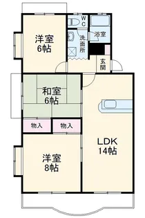 カーサカジマIII【3階】の間取り