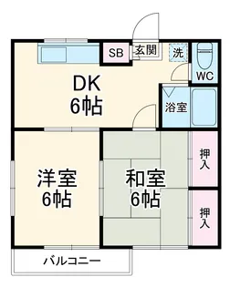 エステート相原【3階】の間取り