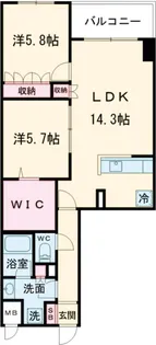 サンジョイアゼロ【2階】の間取り