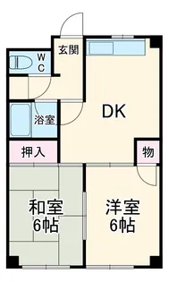 プレジール宝南【302号室】の間取り