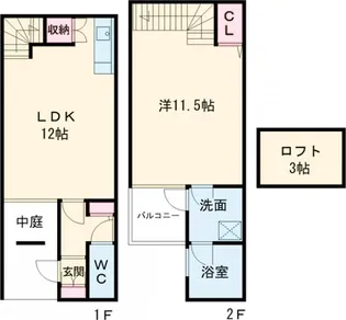 Oxford square【1階】の間取り