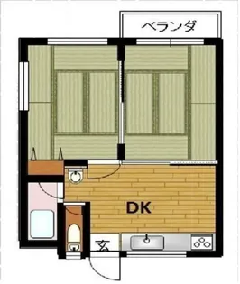第3日鶴ビル【3階】の間取り