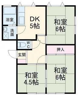サン・エトワールB【2階】の間取り