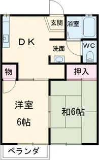 星野ハイツ【2階】の間取り