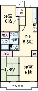 コート浦和【1階】の間取り
