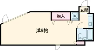 スタジオーネ桂【4階】の間取り