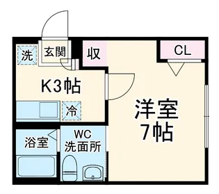 ミネット桜ヶ丘【2階】の間取り