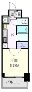 プレサンス名古屋STATIONアブソリュート【7階】の間取り