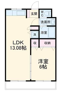アーバンハイムINA【103号室】の間取り