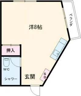 マルロク荘【3階】の間取り
