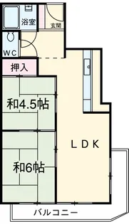 ときわビル【4階】の間取り