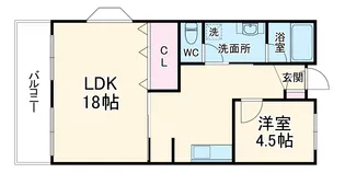 ヤマダマンション【307号室】の間取り