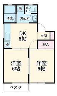 寺ノ上サニーコート10【102号室】の間取り