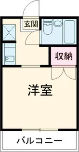 ハイム尾嵜小金井A棟【1階】の間取り