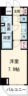 メインステージ田端弐番館【6階】の間取り