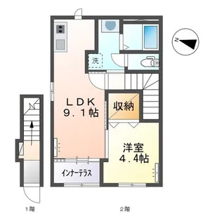 MaisonTakahashi(メゾンタカハシ)【2階】の間取り