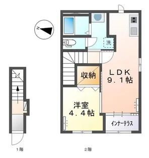 MaisonTakahashi(メゾンタカハシ)【2階】の間取り