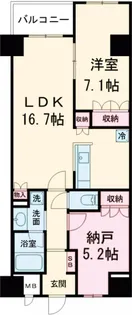 サンジョイアゼロ【7階】の間取り