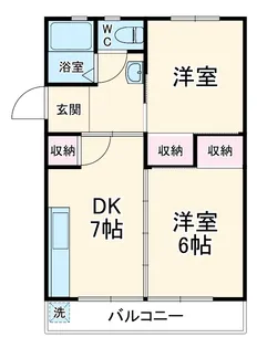 スマイルハイツA【503号室】の間取り