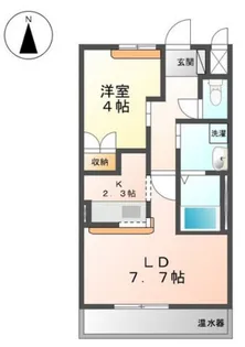 グローブ コート【1階】の間取り
