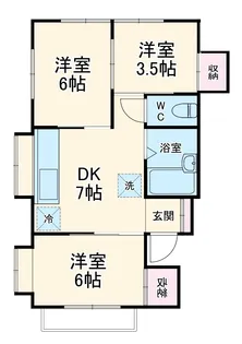 久喜南ハイム【2階】の間取り